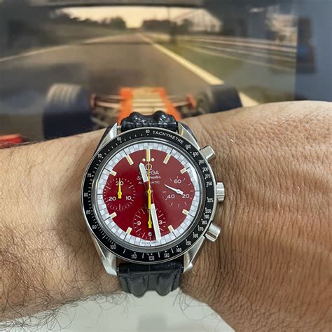 montre omega speedmaster schumacher|schumacher omega speedmaster 1996.